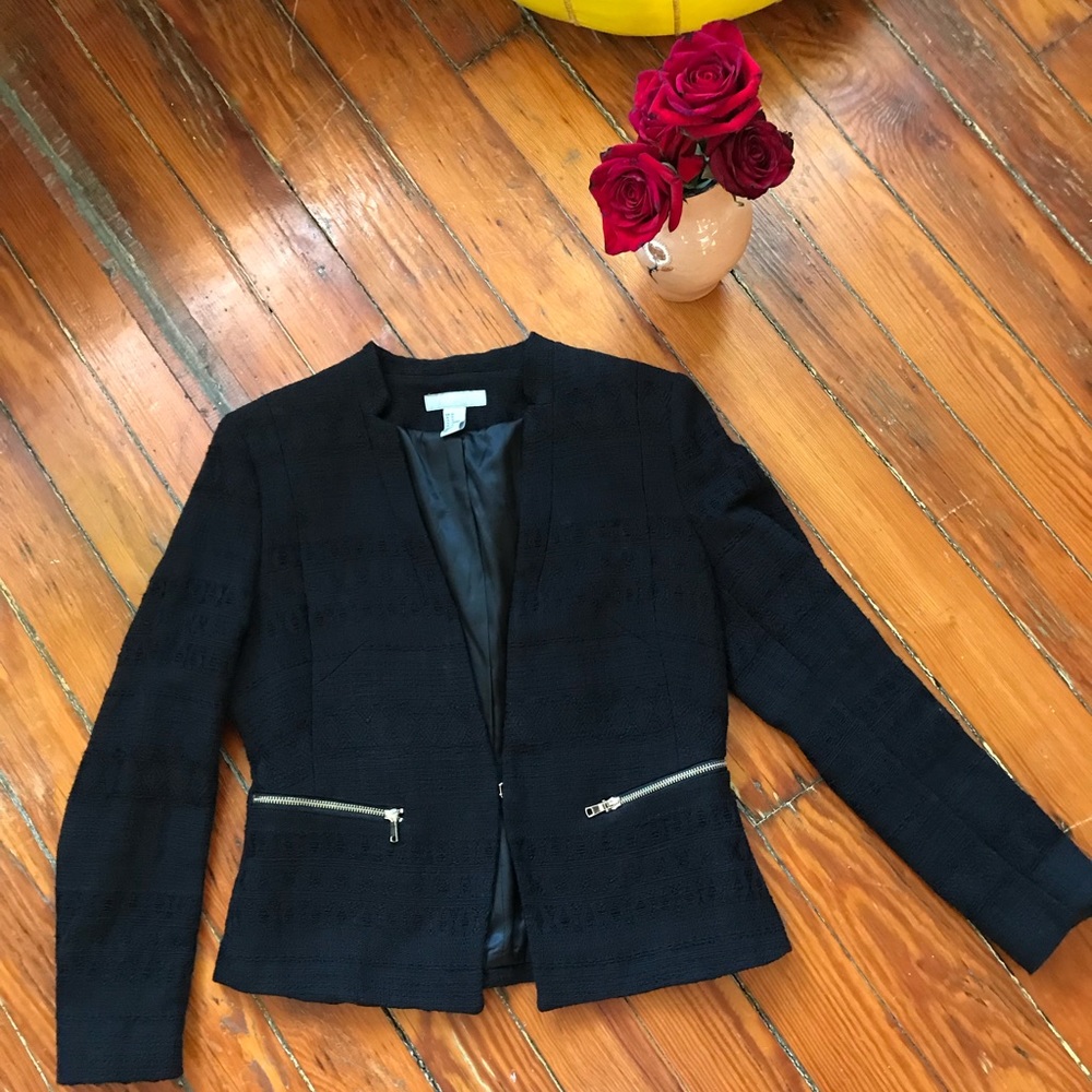 H&M black blazer
